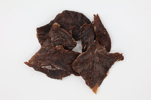 DEHYDRATED BEEF JERKY (GRASS FED AND FREE RANGE)