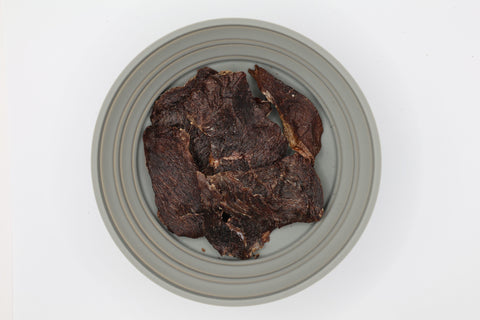 DEHYDRATED BEEF JERKY (GRASS FED AND FREE RANGE)